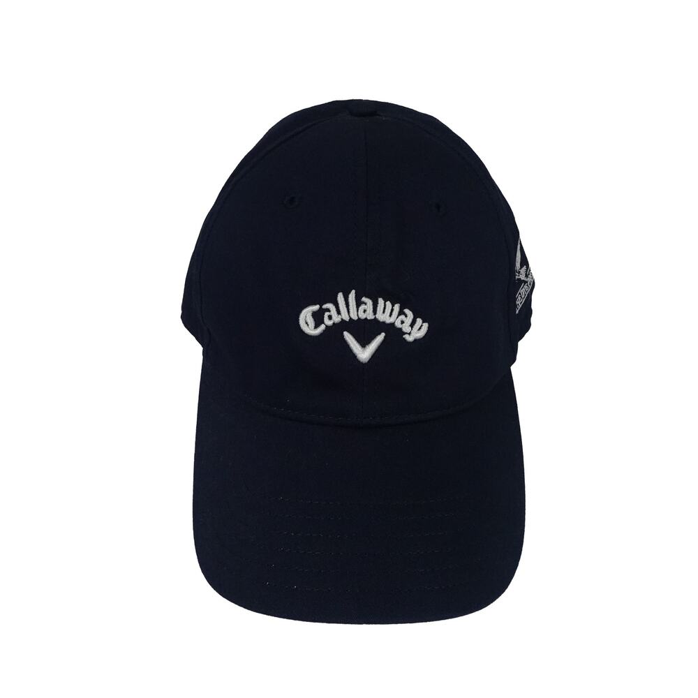 Callaway Pete Dye Preserve Golf Course Cotton Navy Adjustable Hat Cap